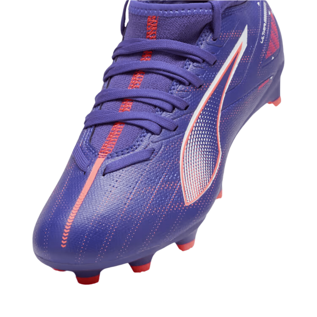 Puma Ultra 5 Match Fg/ag Jr Kids Football Game Boots Boys Shoes Purple 108096-01 - Image 3