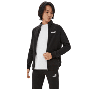 Puma Clean Sweat Suit Fl Men Tracksuit Set Black 585841-01 – San