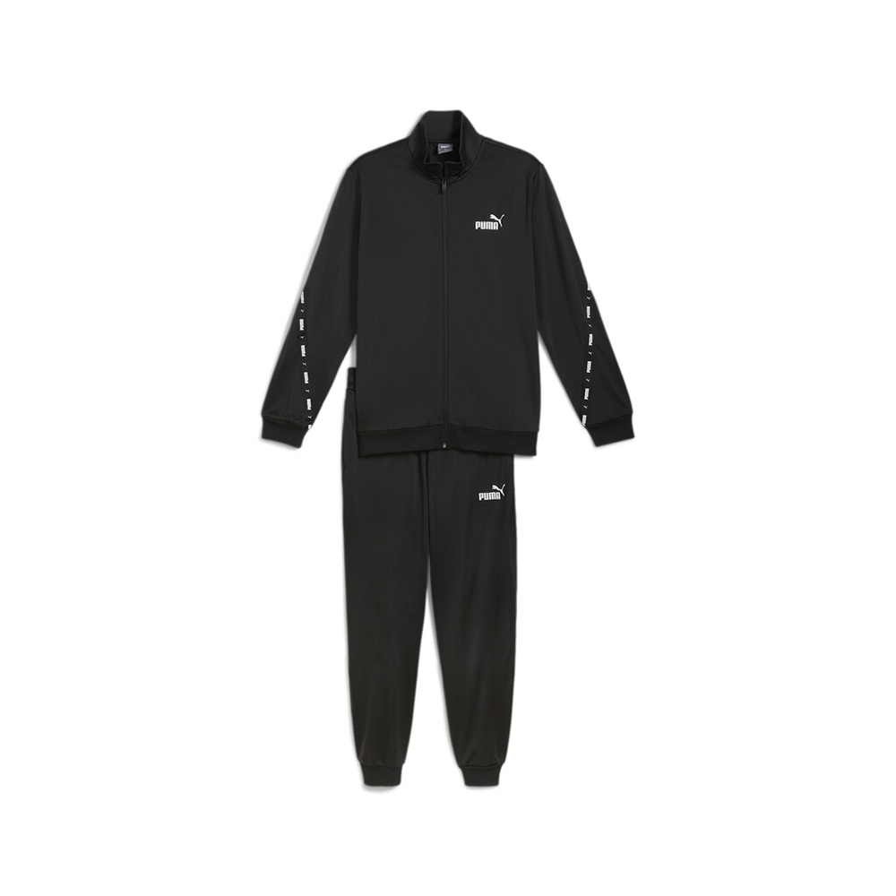 Puma Poly Tape Men Athletic Track Suit Set Black 681895 01 San Siro Sports