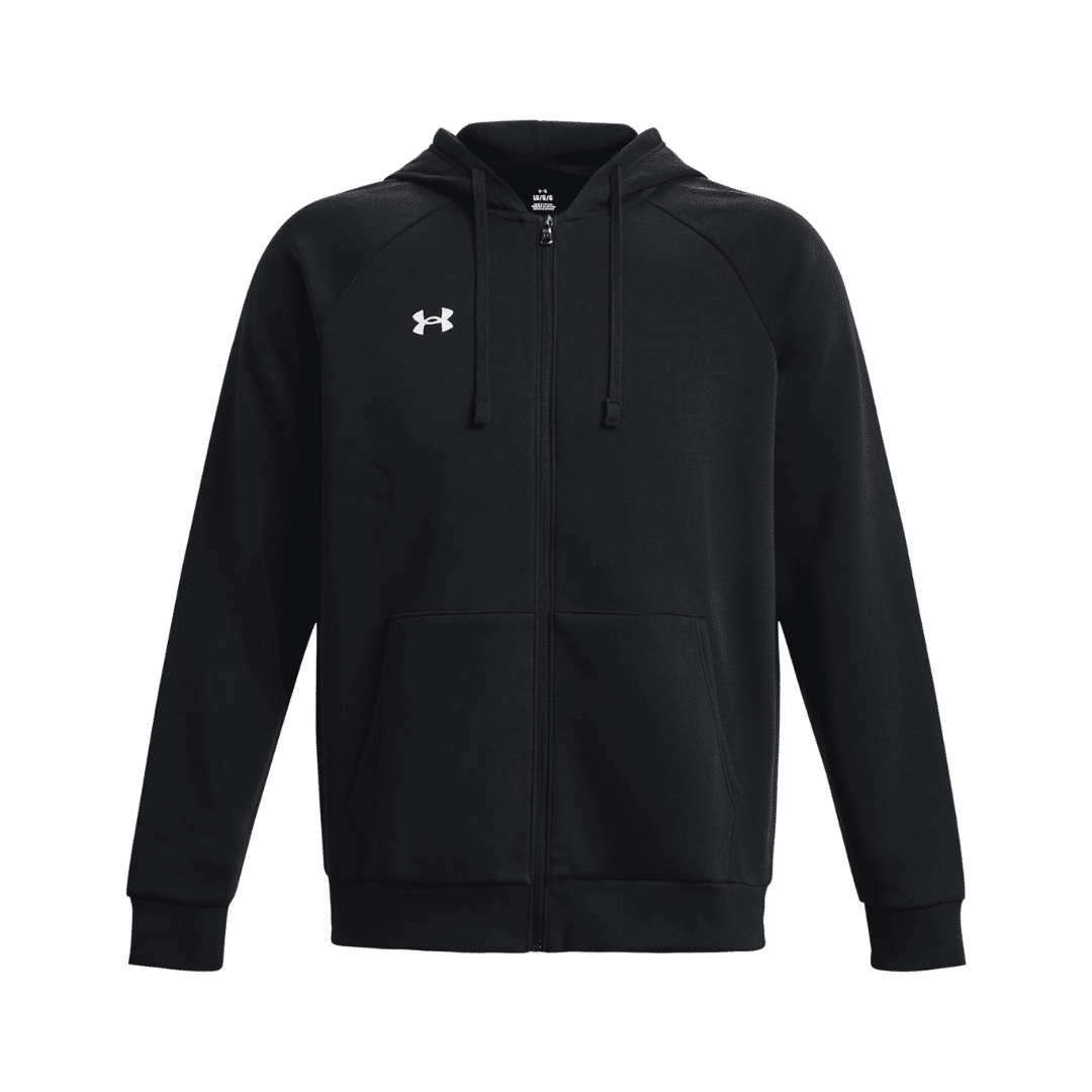 Under Armour Rival Fleece Fz Men Hoodie Black 1379767-001 - Image 2