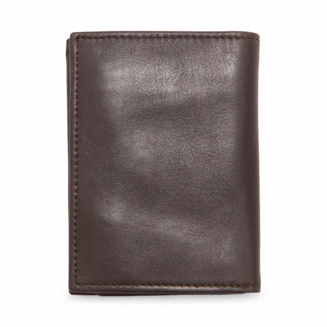 Levis Vintage Two Horse Vertical Coin Leather Wallet Brown 222543