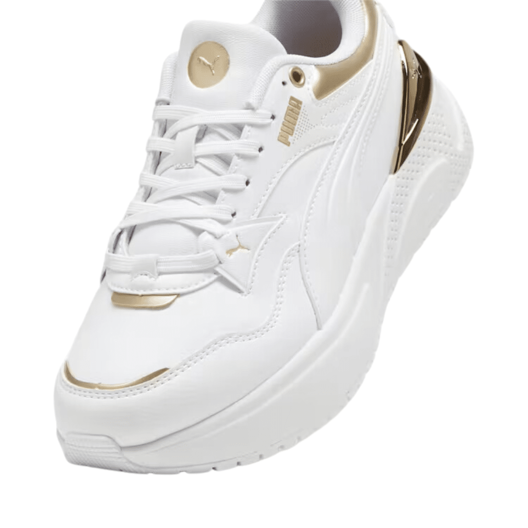 Puma R78 Disrupt Metallic Dream Fashion Sneakers Women Shoes White
