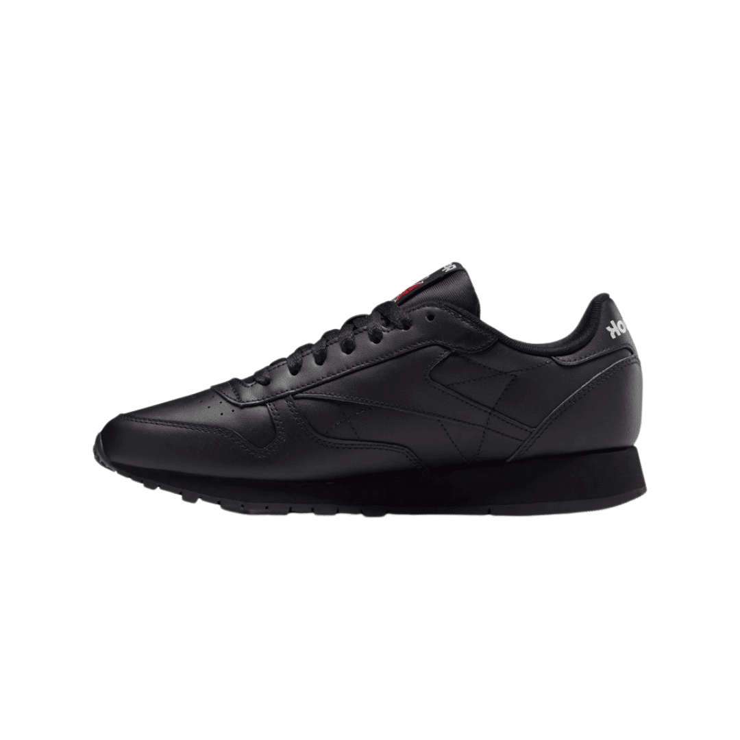 Reebok Classic Leather Men's Fashion Sneakers Shoes Black 100008494 - Image 2