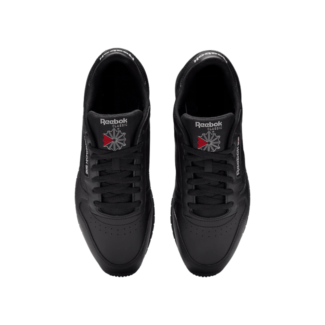 Reebok Classic Leather Men's Fashion Sneakers Shoes Black 100008494 - Image 6