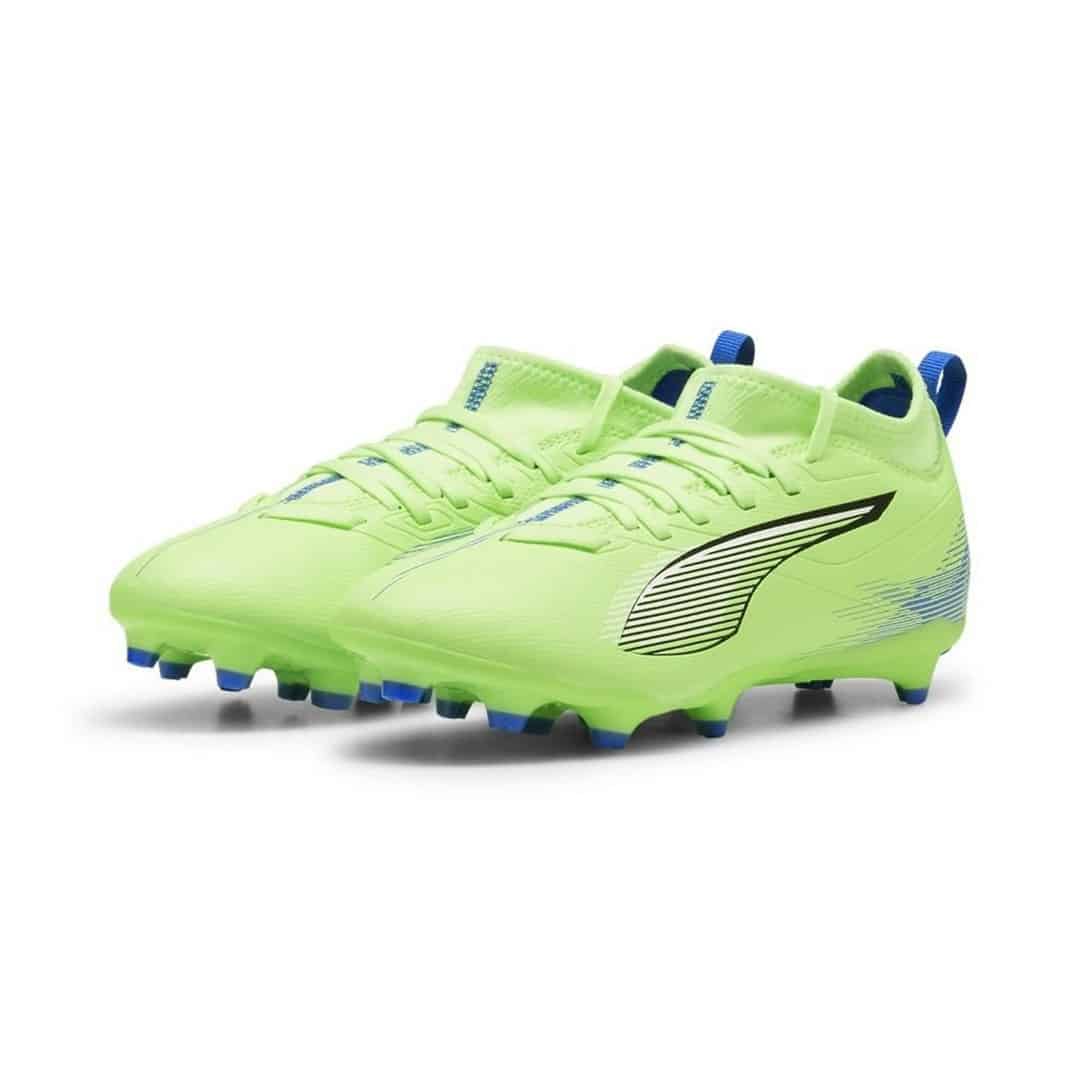 Puma Ultra 5 Match FG/AG JR Kids Football Game Boots Boys Shoes Yellow 108096-03 - Image 5