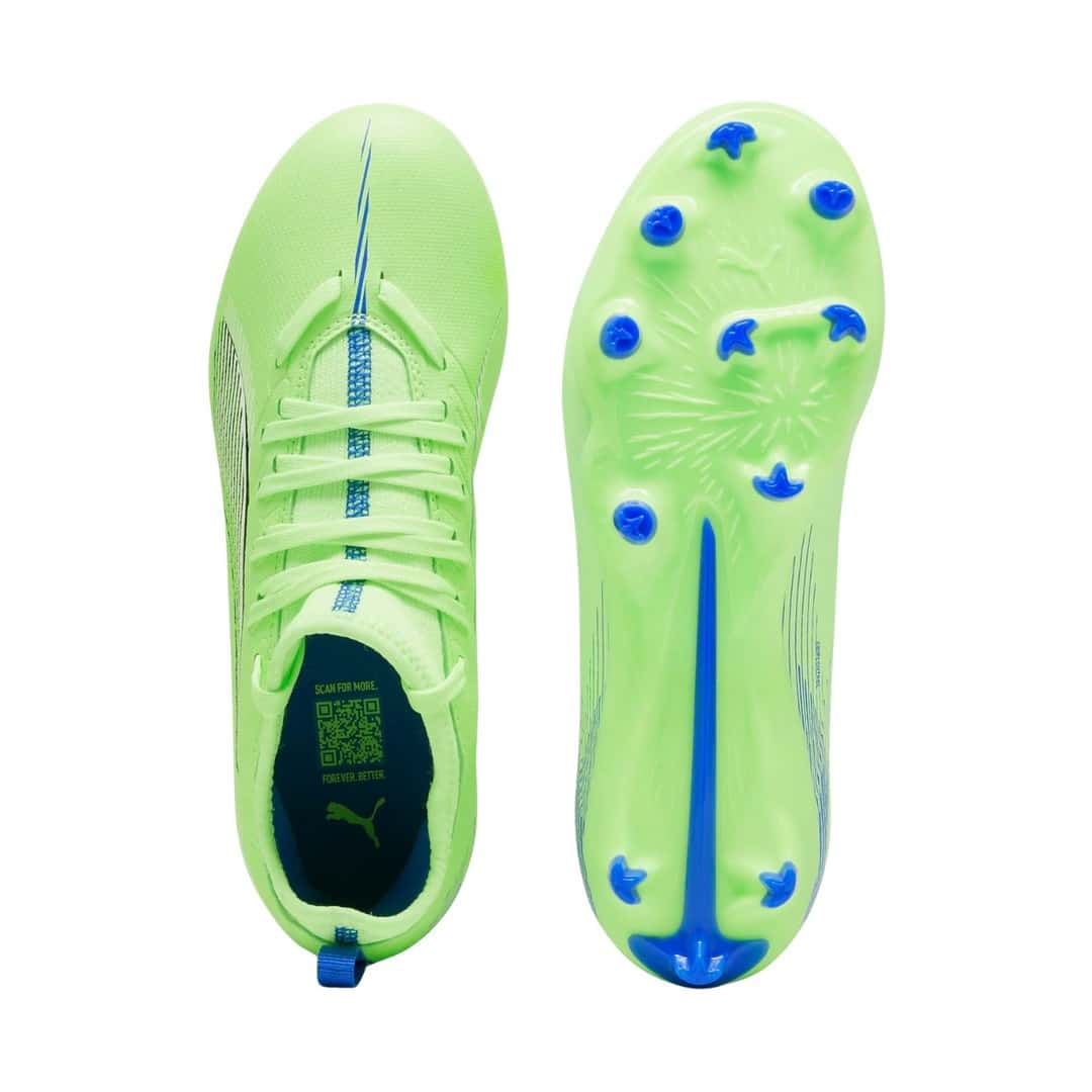 Puma Ultra 5 Match FG/AG JR Kids Football Game Boots Boys Shoes Yellow 108096-03 - Image 6