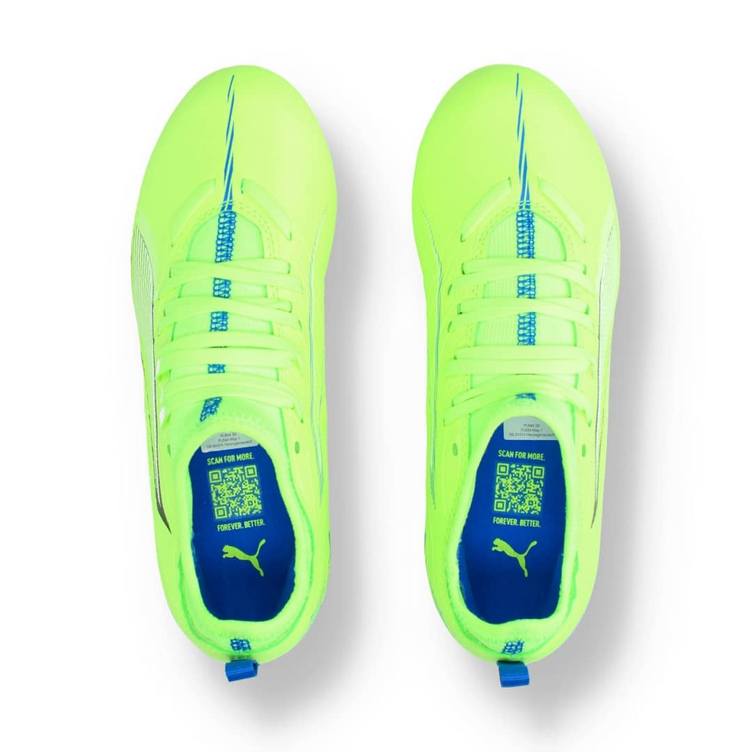 Puma Ultra 5 Match FG/AG JR Kids Football Game Boots Boys Shoes Yellow 108096-03 - Image 7