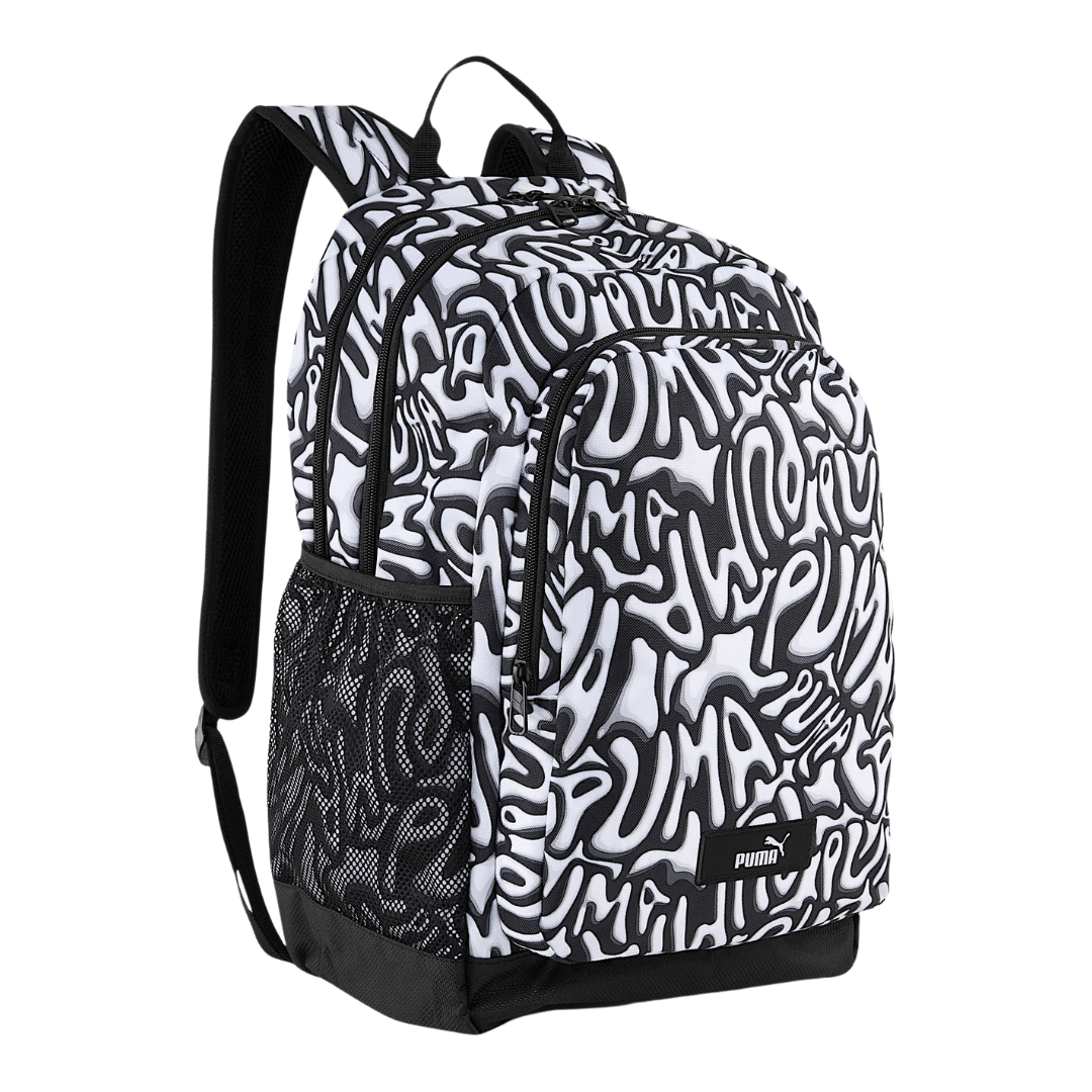 Puma School Bag Academy All Over Print Backpack Unisex Black 091150-01