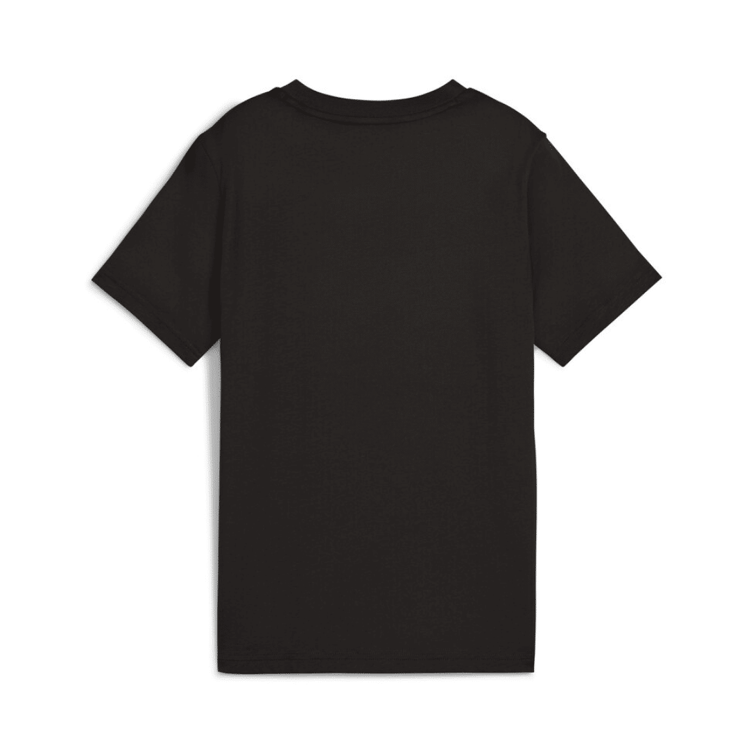 Puma Essentials 2 Color No. 1 Logo Tee Boys T-shirt Black 685778-56 - Image 5