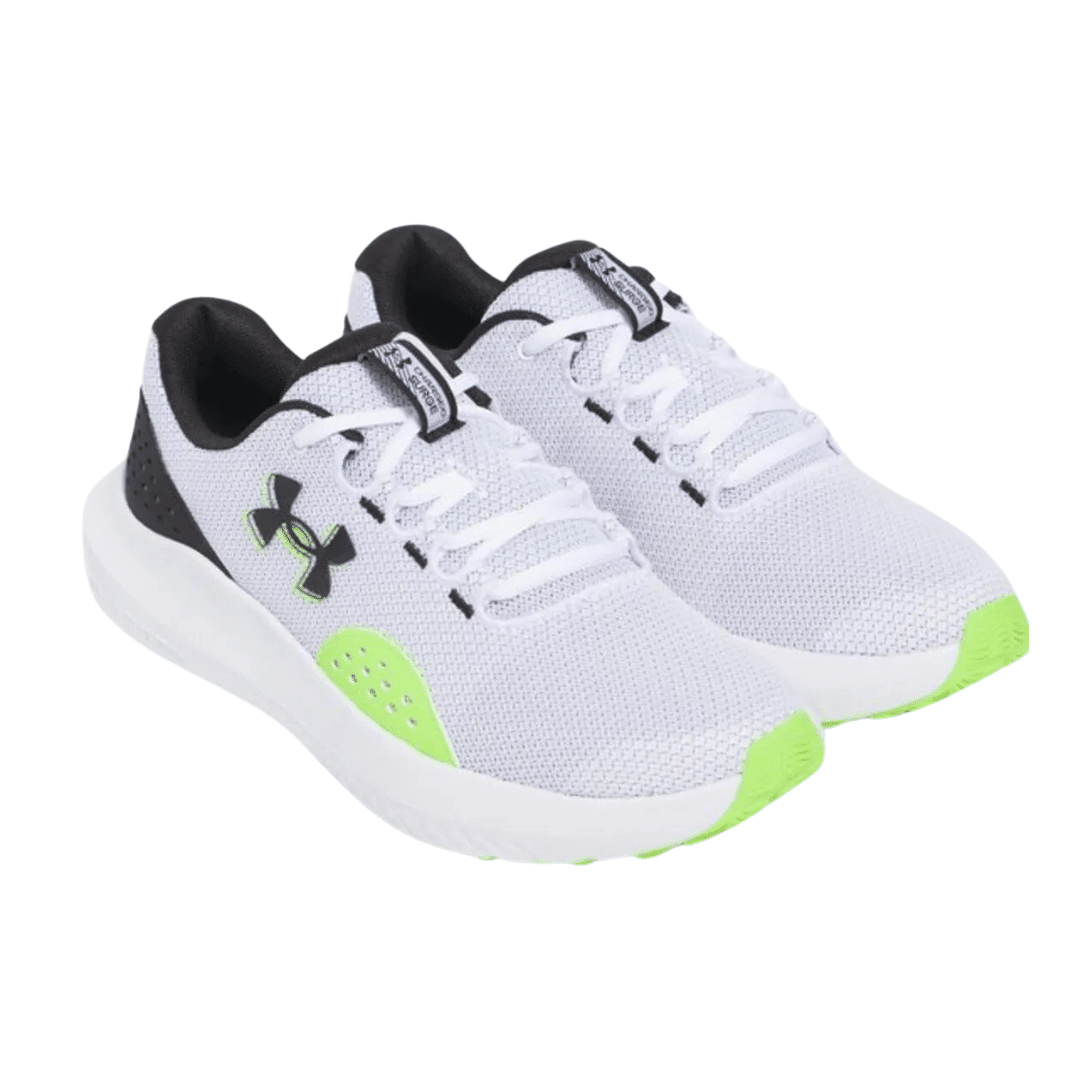 Under Armour Charged Surge 4 Men Shoes White 3027000-109 - Image 4