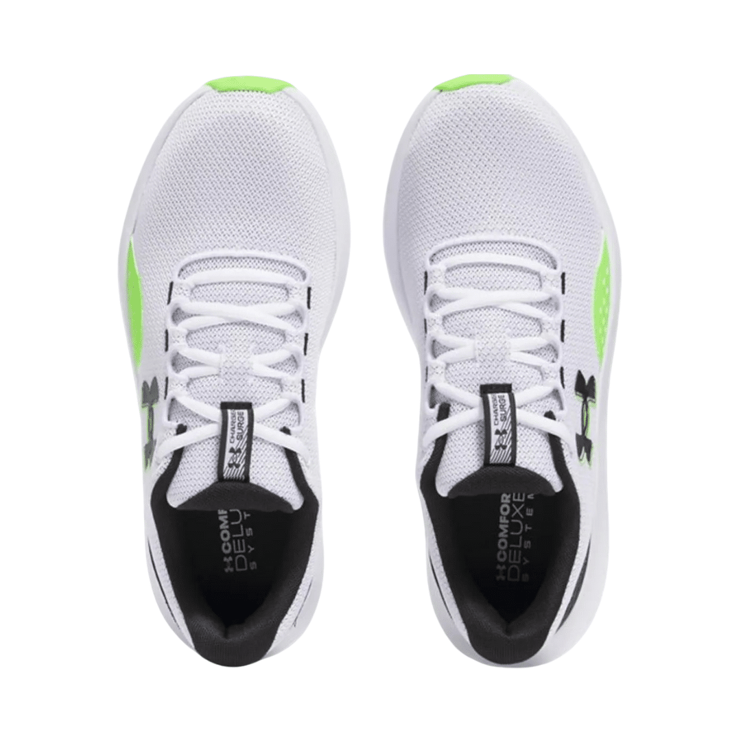 Under Armour Charged Surge 4 Men Shoes White 3027000-109 - Image 3