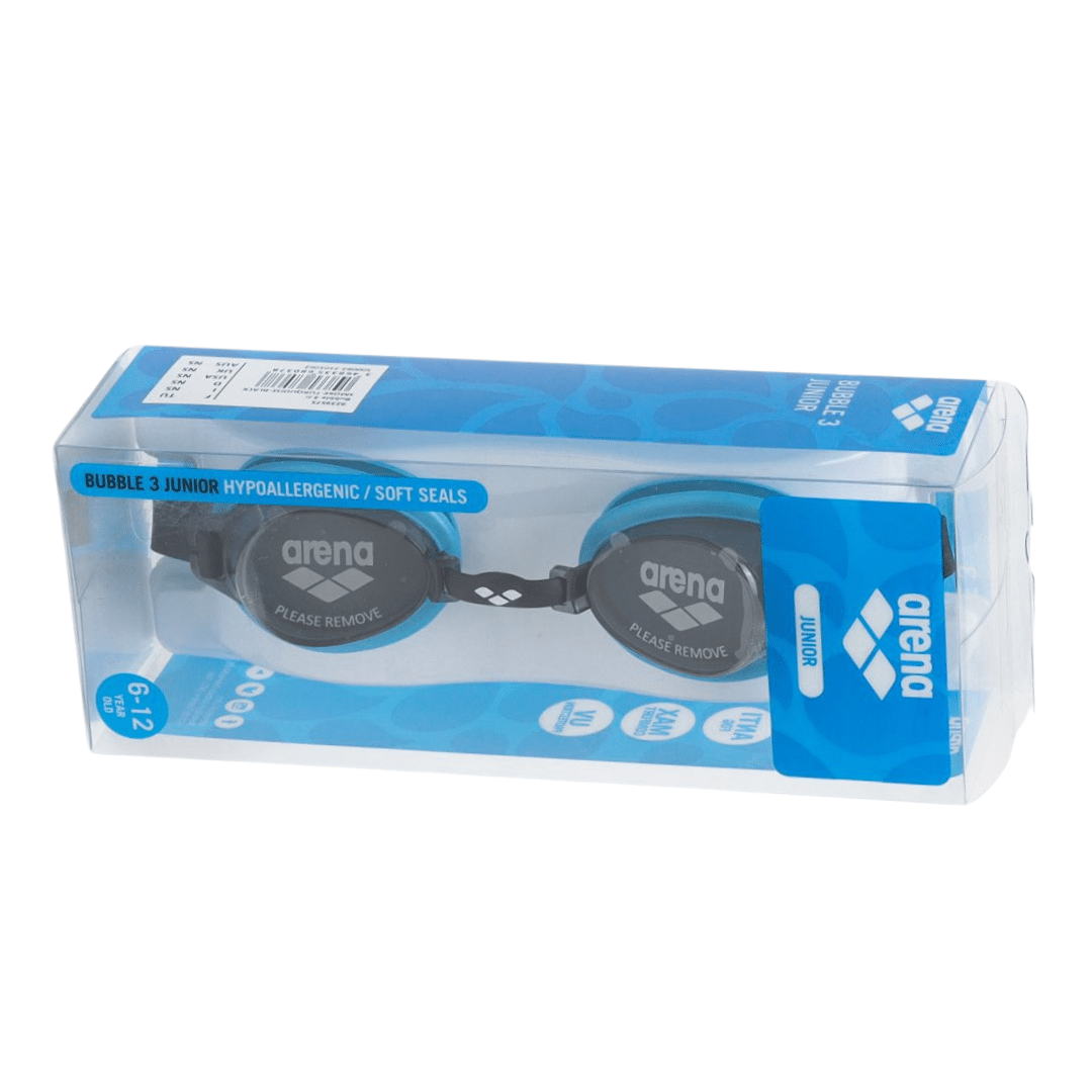Arena Bubble 3 Junior Boys Swimming Goggles Blue 92395-75 - Image 3