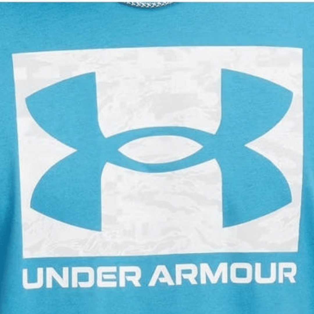 Under Armour Abc Camo Boxed Logo Ss Men T-shirt Blue 1361673-452 - Image 2
