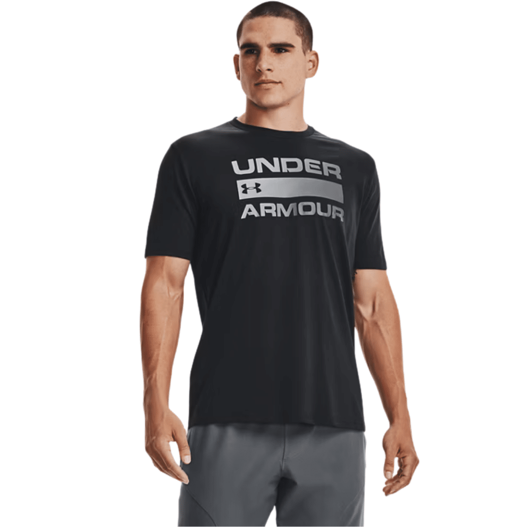 Under Armour Team Issue Wordmark Ss Men T-shirt Black 1329582-001
