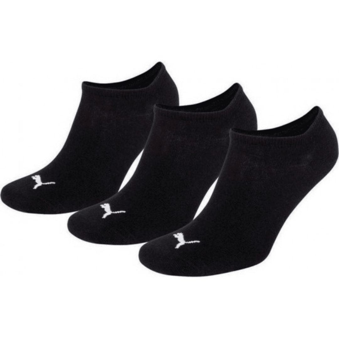 Puma Sneaker Plain 3 Pairs Unisex Socks Black 701231277-200