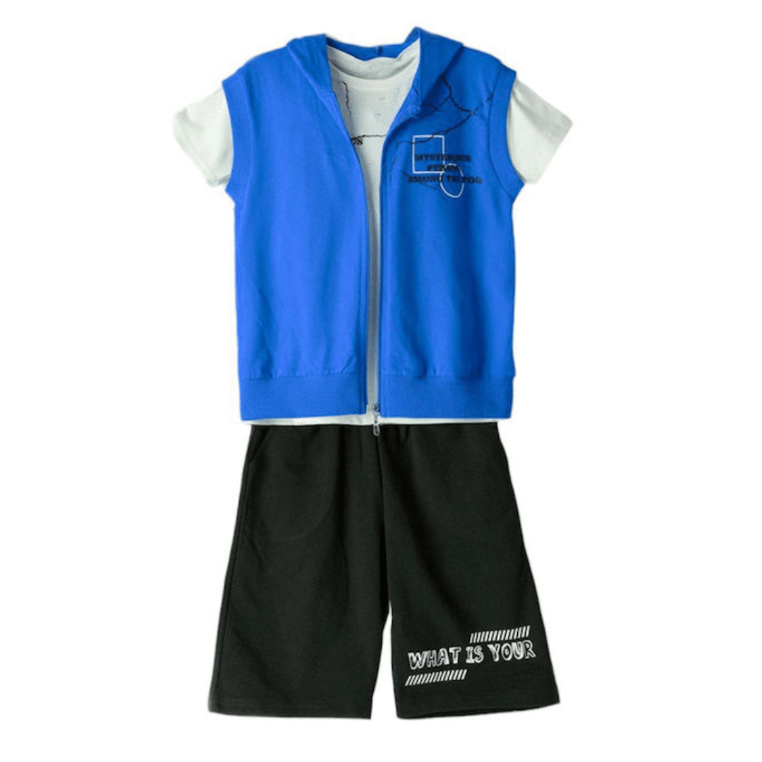 Hashtag For Boys Short 3pcs Set Blue 242749