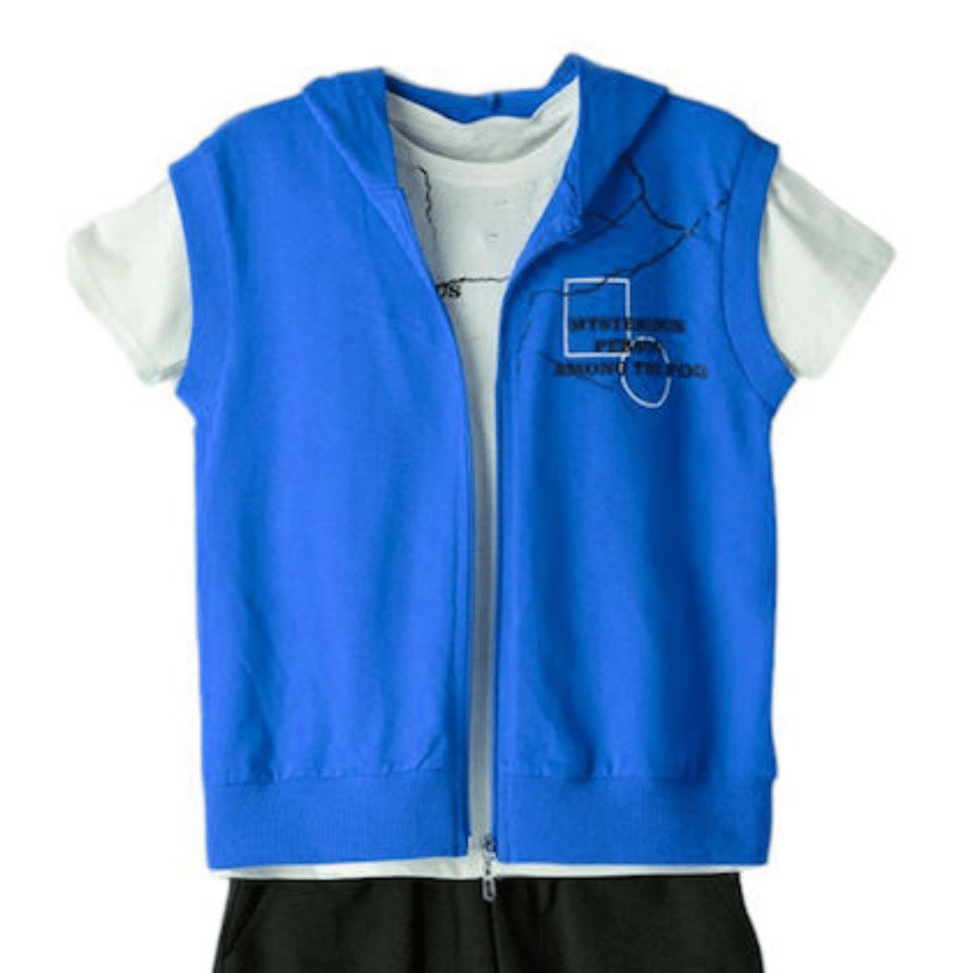 Hashtag For Boys Short 3pcs Set Blue 242749 - Image 4