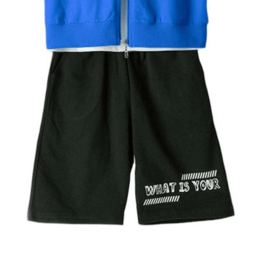 Hashtag For Boys Short 3pcs Set Blue 242749 - Image 3