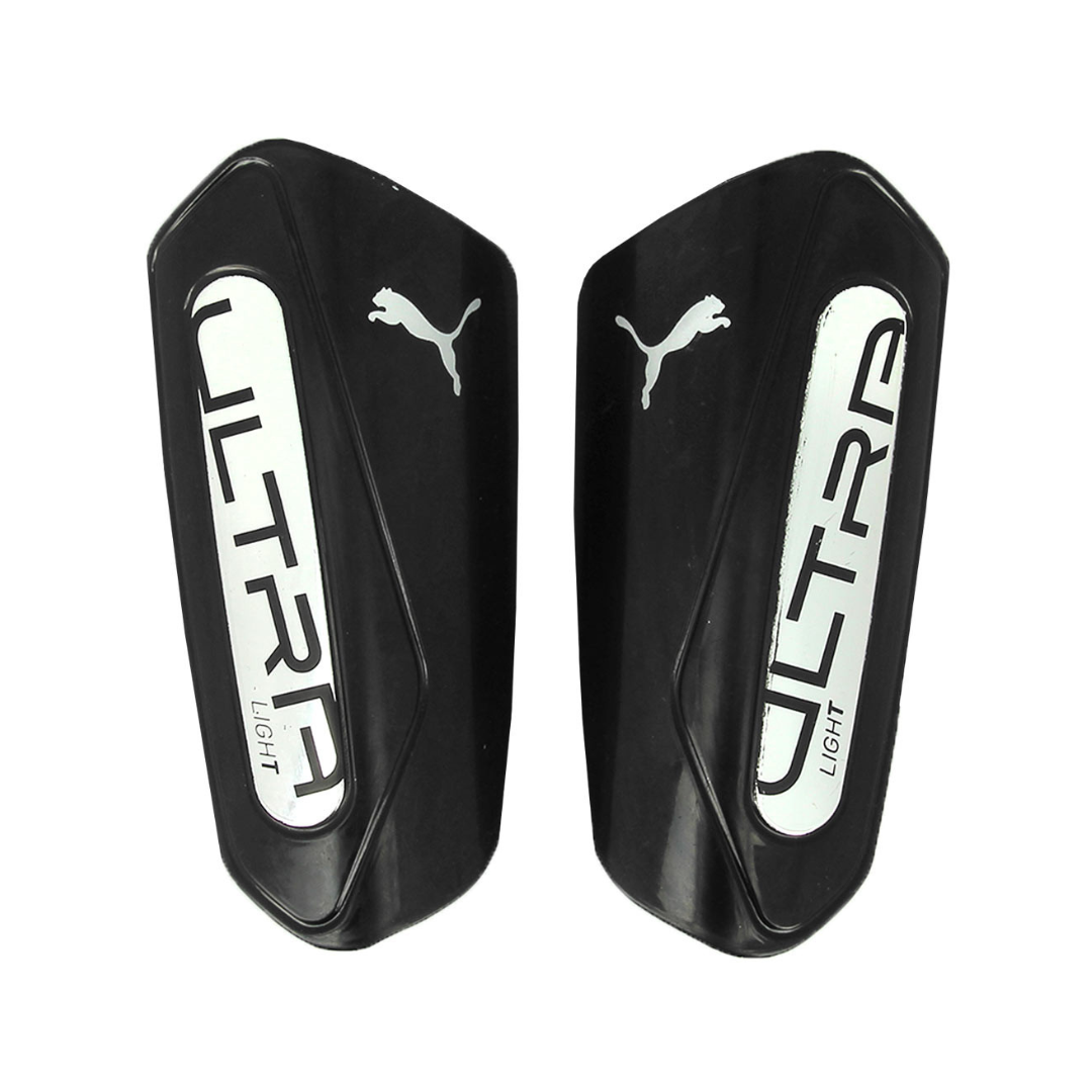 Puma Ultra Light Sleeve Football Player Shin Guards Black 030989-03