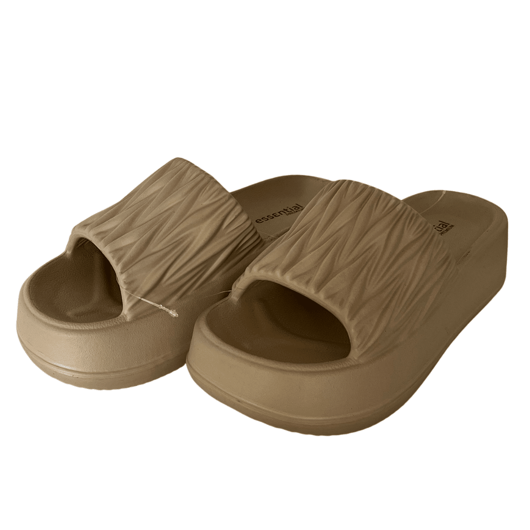 Essential Soft Slippers Shoes Woman Beige E462-z0000