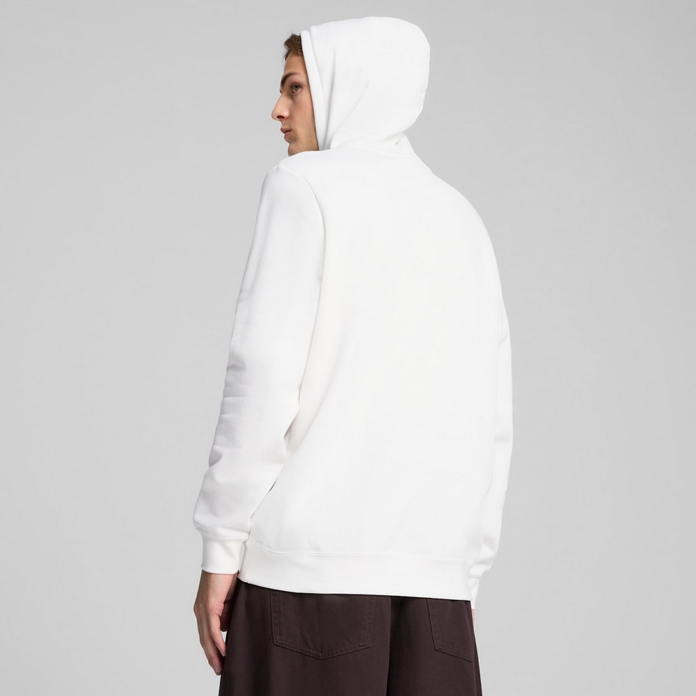 Puma Essentials Small No.1 Logo Hoodie Fleece Men White 682574-02
