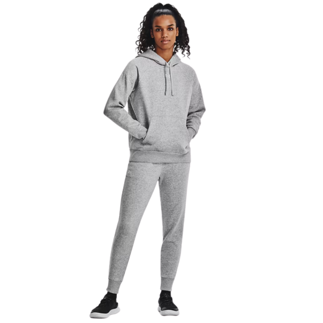 Under Armour Rival Fleece Women Hoodie Grey 1379500-013