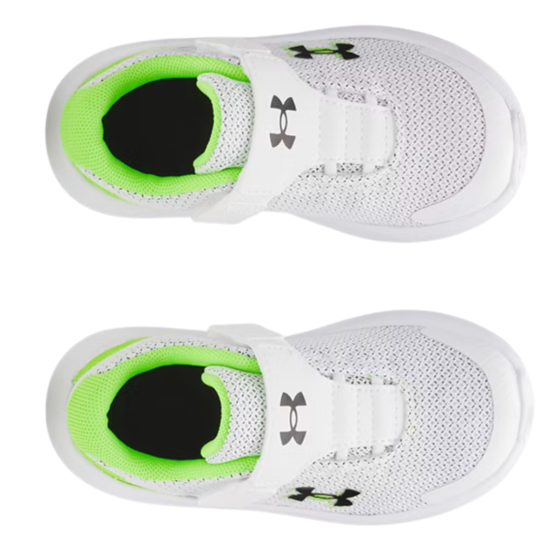 Under Armour Binf Surge 4 Ac Infant Boys Running Shoes White 3027105-102