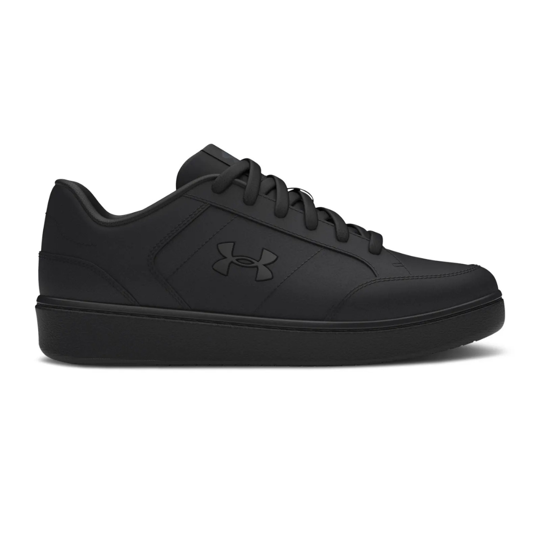 Under Armour Gs Official Leather Unisex Running Shoes Black 3028641-001
