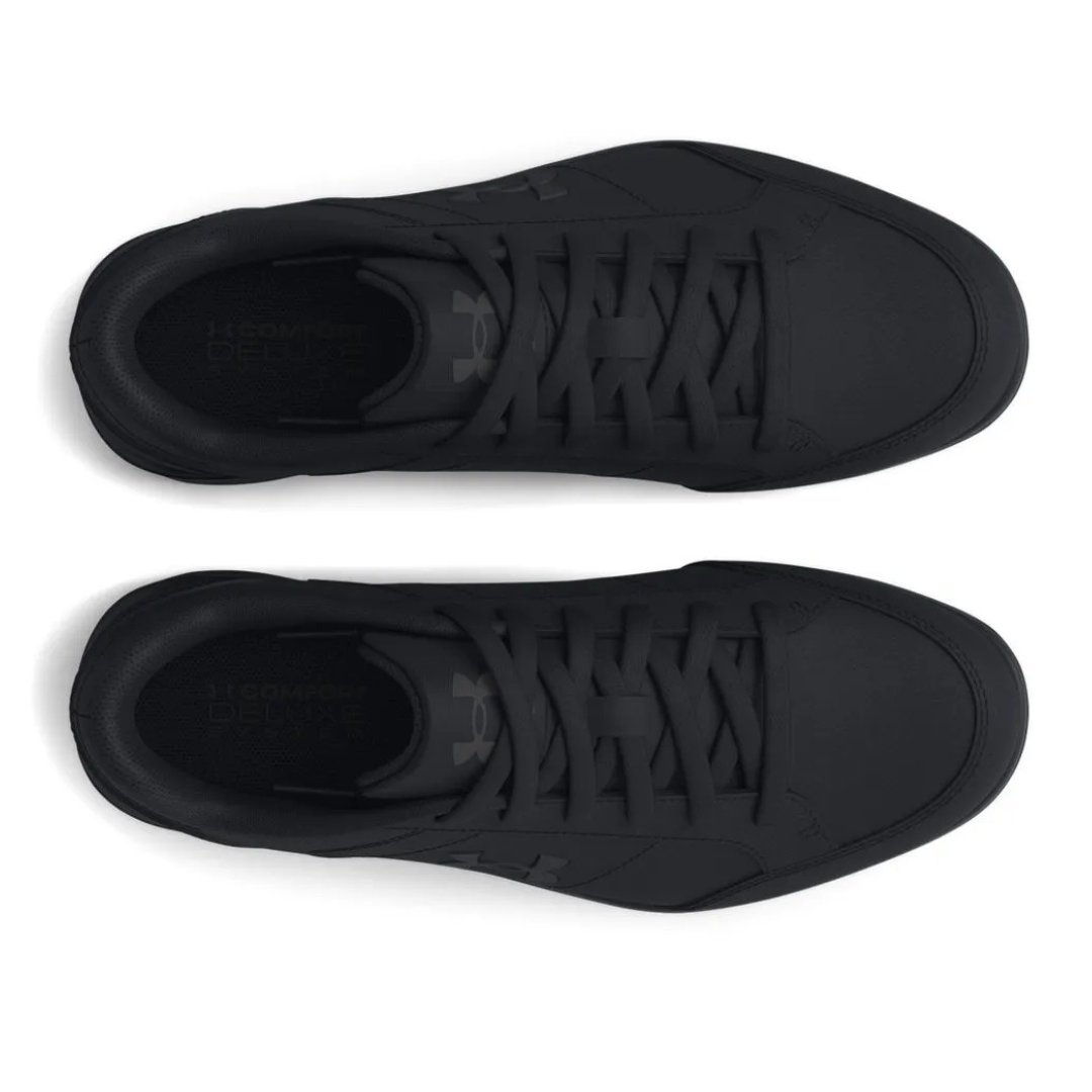 Under Armour Gs Official Leather Unisex Running Shoes Black 3028641-001