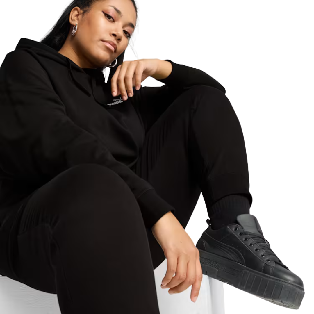 Puma Essentials No.1 Logo Sweatpants Fleece Classic Women Black 682448-01