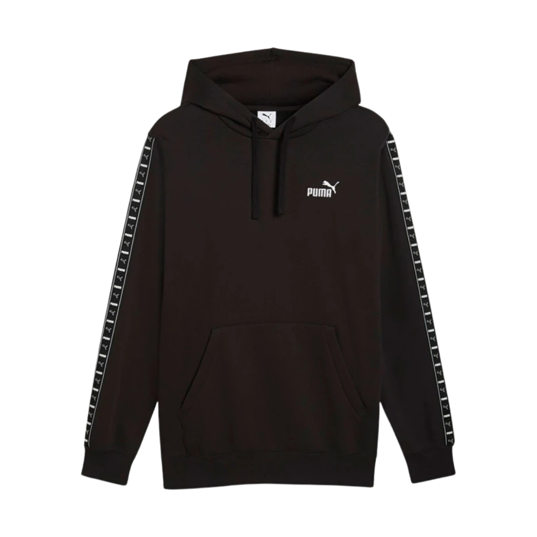 Puma Essential Tape Hoodie Fleece Men Black 684675-01