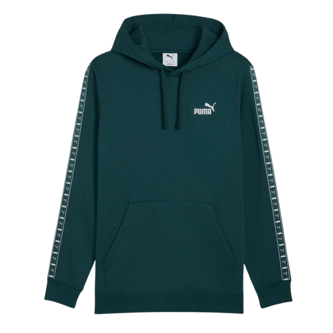 Puma Essential Tape Hoodie Fleece Men Green 684675-75