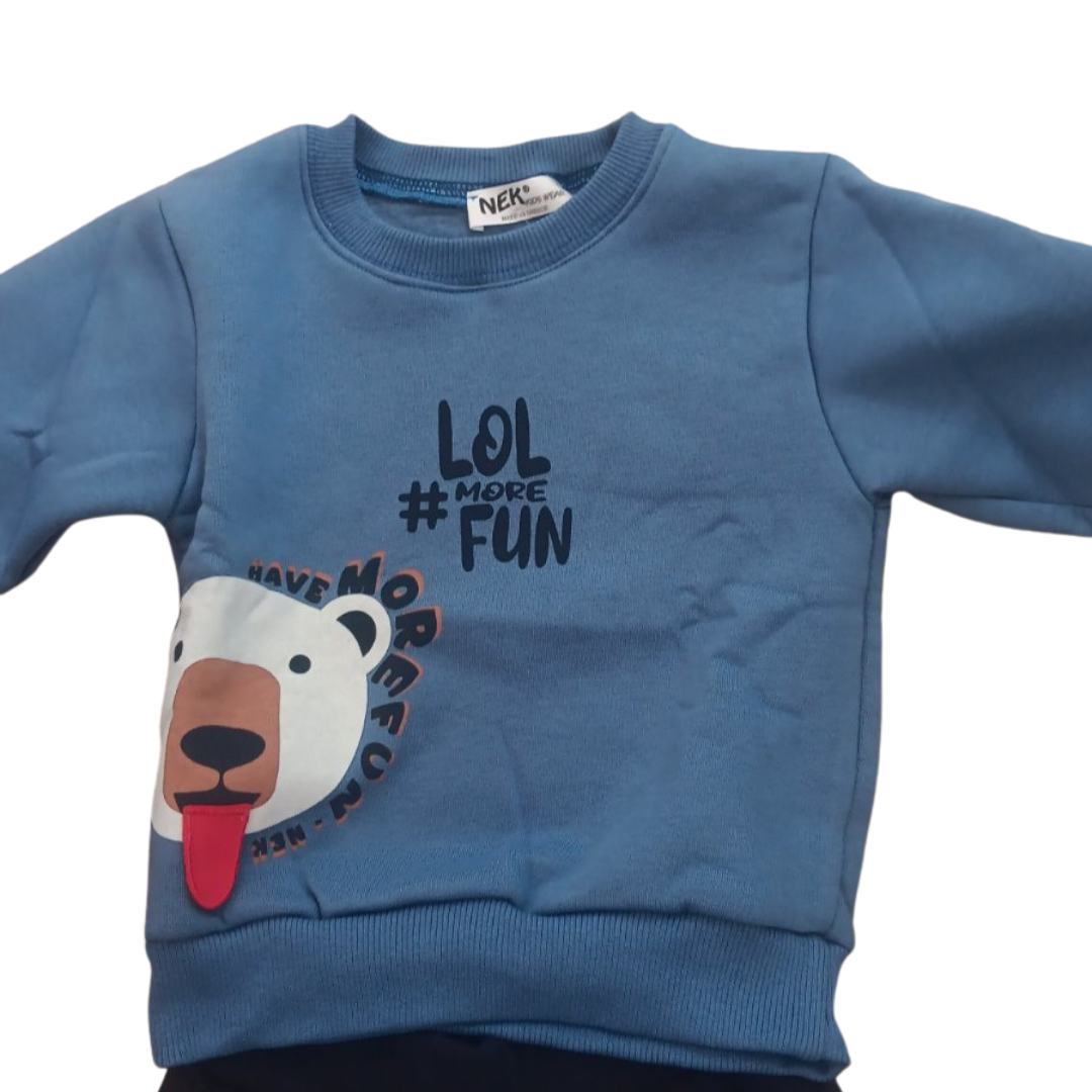 Nek Kids Wear Kids Boys Tracksuit Set Blue 142625-169