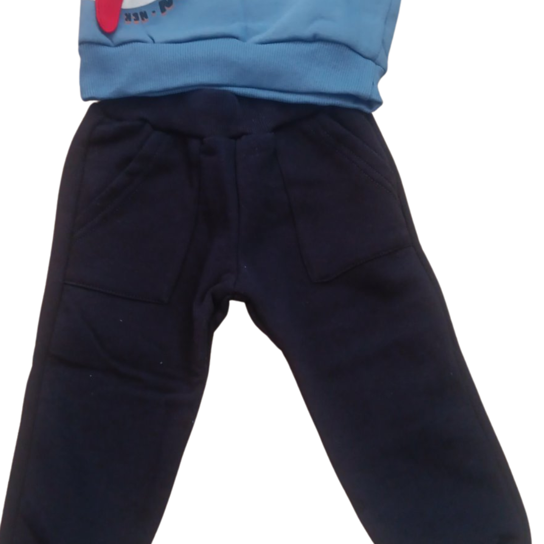Nek Kids Wear Kids Boys Tracksuit Set Blue 142625-169