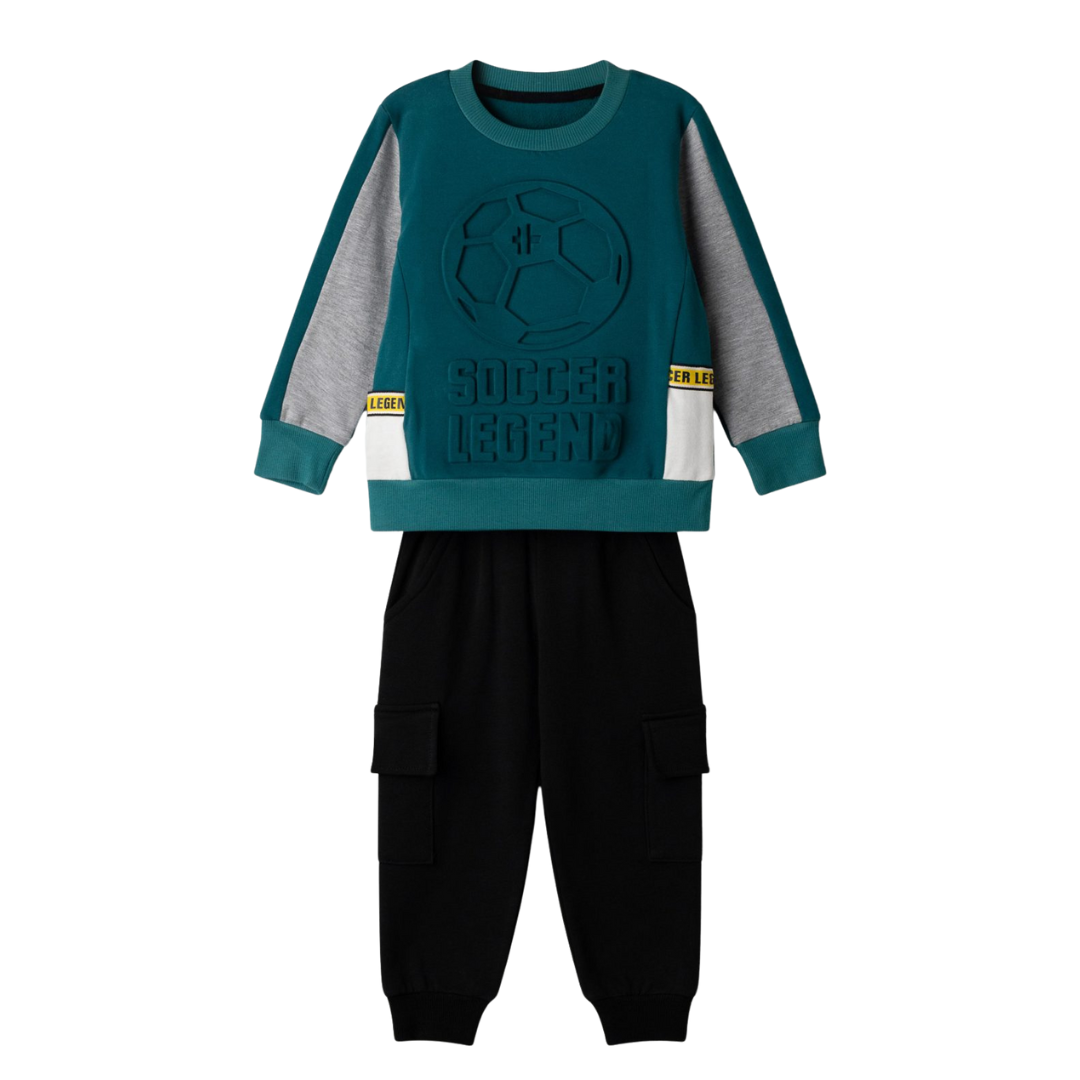 Hashtag For Boys Tracksuit Set Green 243848-gn
