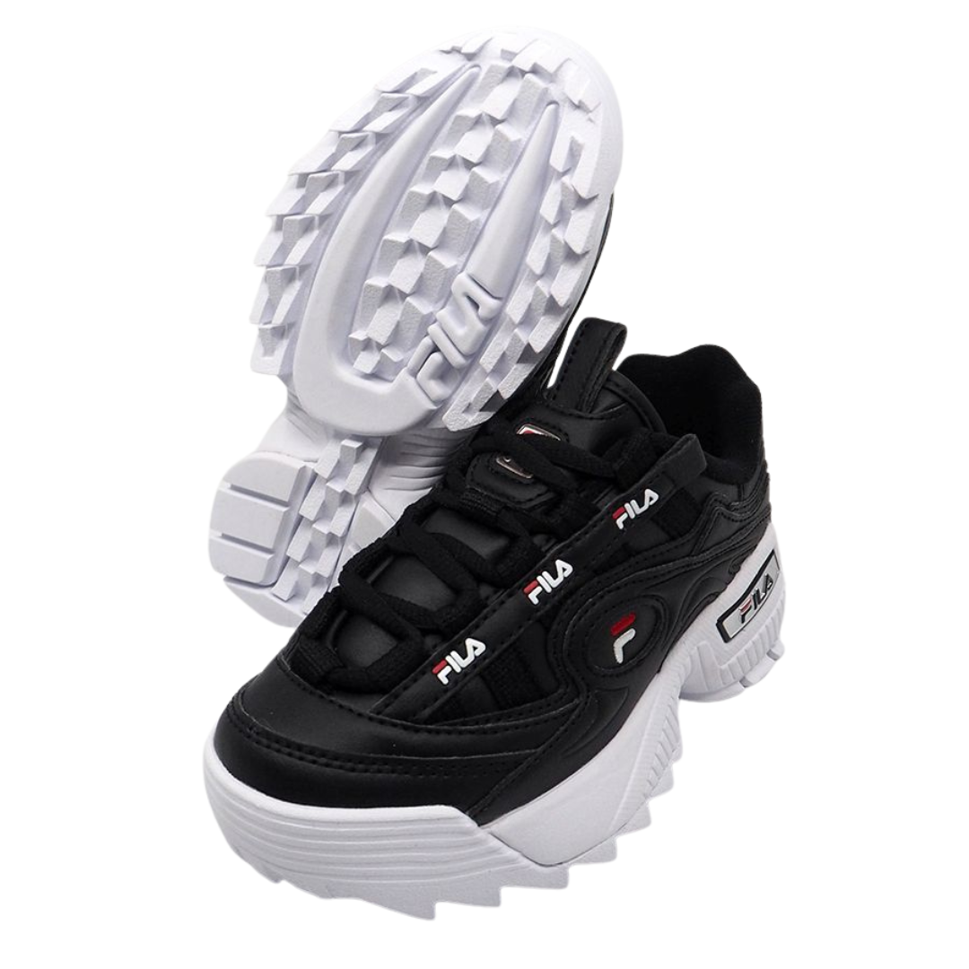 Fila D-formation Fashion Sneakers Kids Girls Shoes White 3cm00776-125
