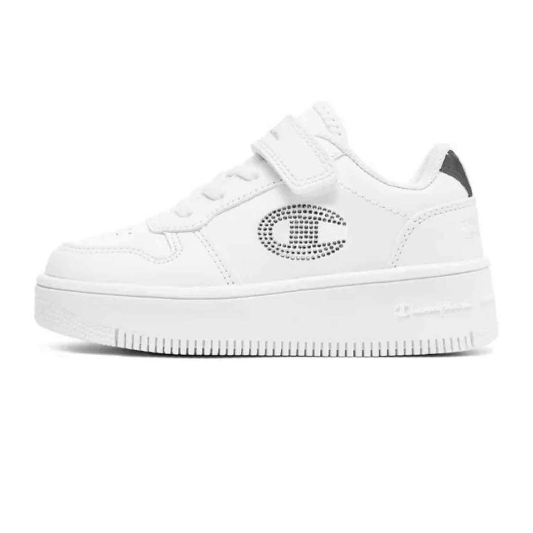 Champion Girls Rd18 Platform Glitter G Ps Low Cut Shoes White S32830-ww003