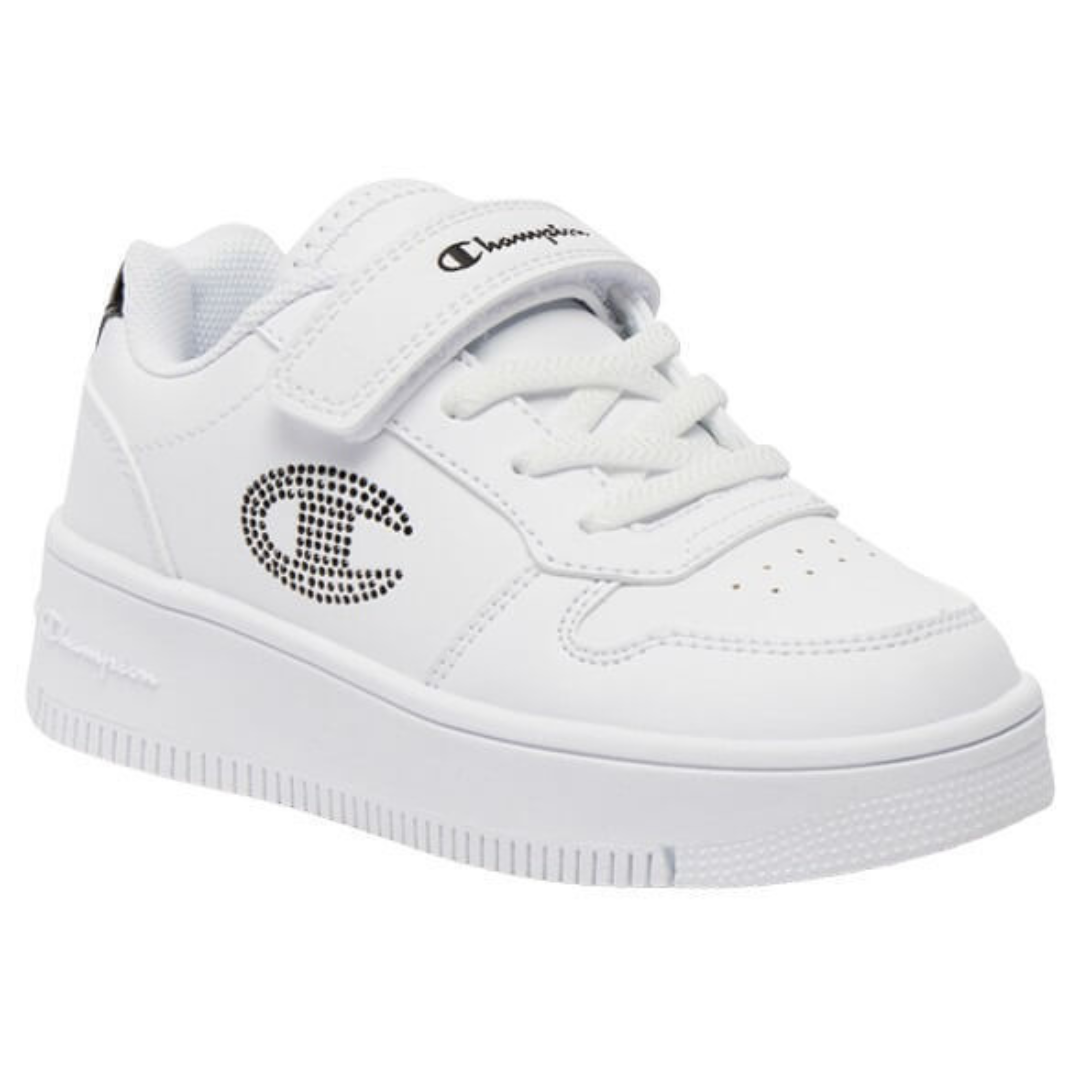 Champion Girls Rd18 Platform Glitter G Ps Low Cut Shoes White S32830-ww003