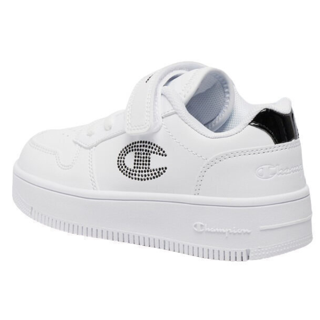 Champion Girls Rd18 Platform Glitter G Ps Low Cut Shoes White S32830-ww003