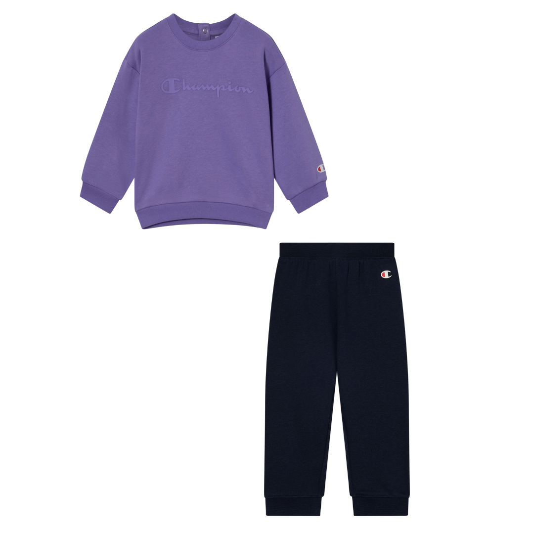 Champion Infant Girls Tracksuit Set Purple 405235-vs102