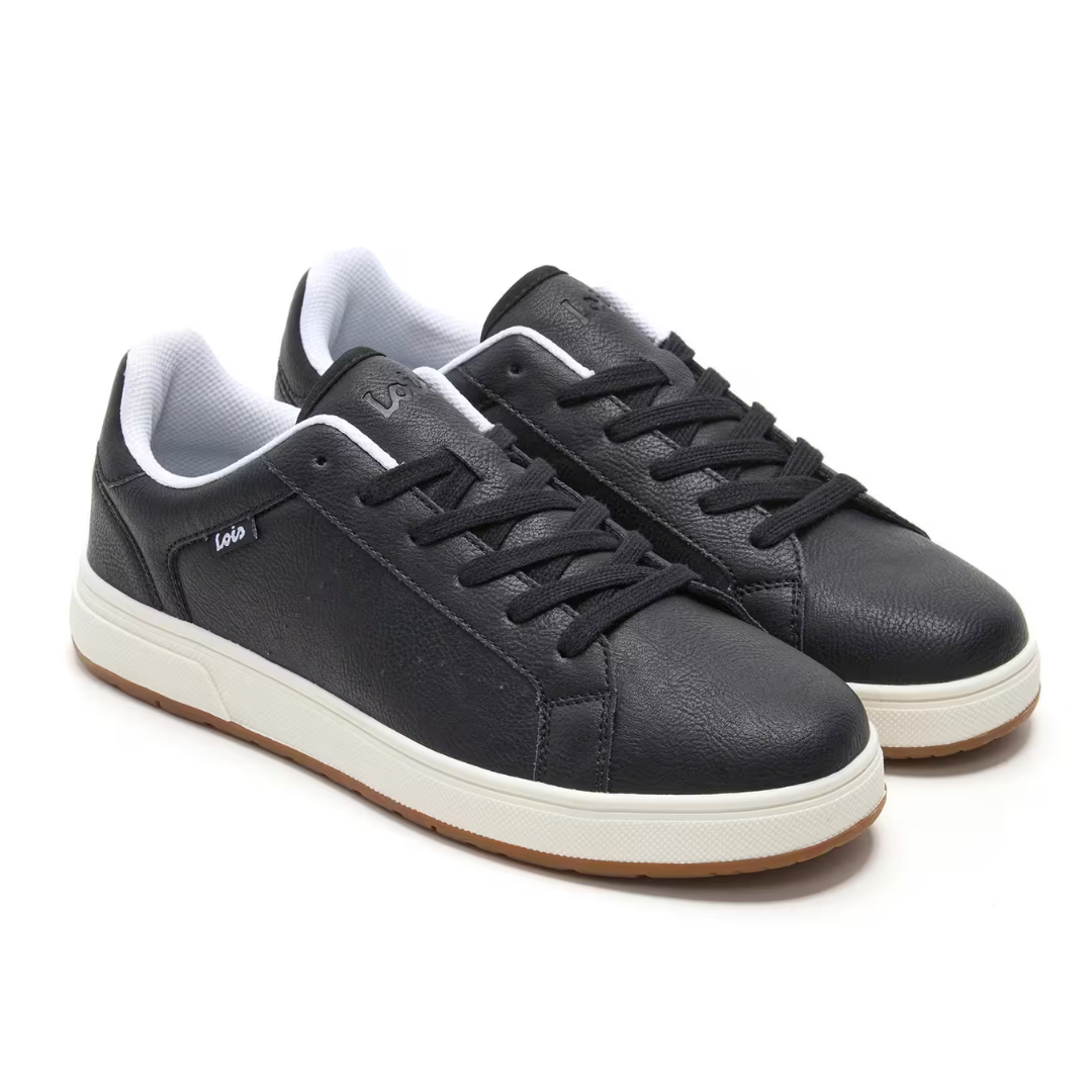 Lois Men Fashion Sneakers Shoes Black 64489-026
