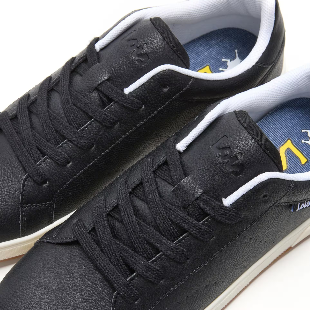 Lois Men Fashion Sneakers Shoes Black 64489-026