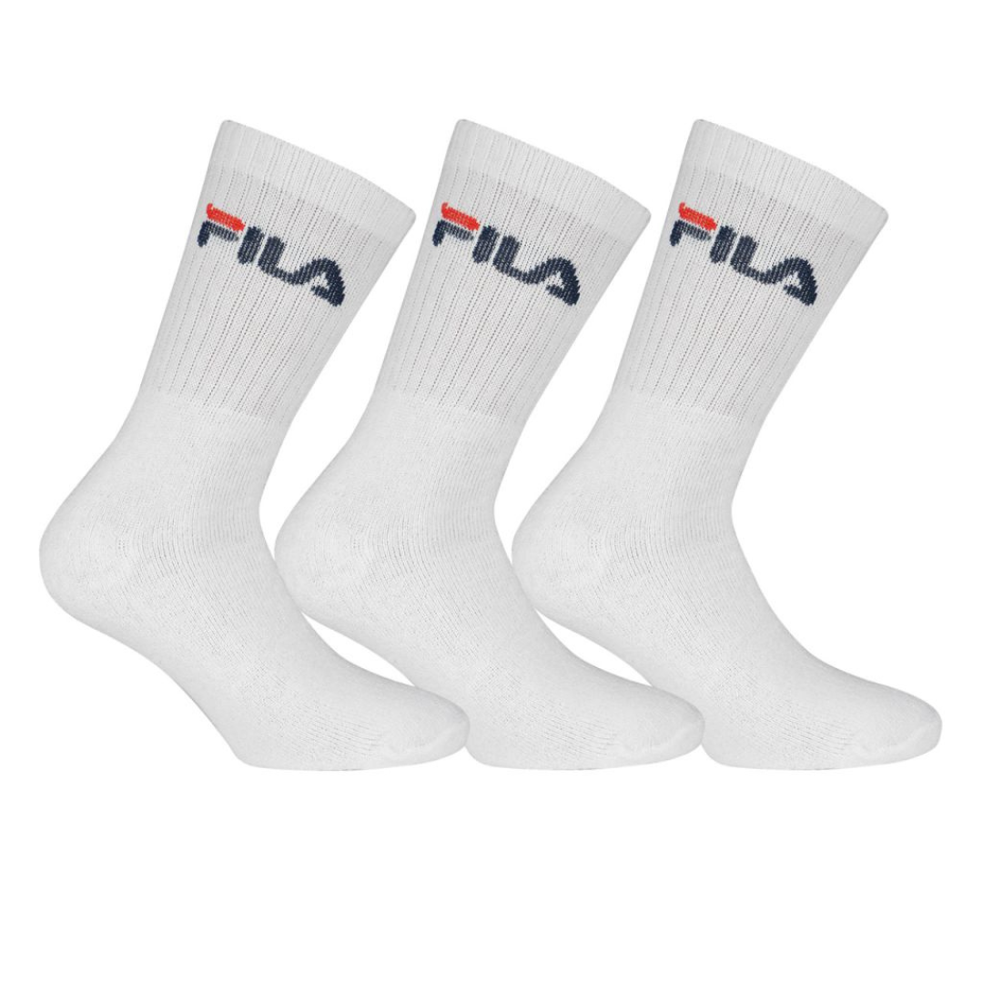 Fila Crew Tennis Nos F.terry 7 Pairs Unisex Socks White F9505-300