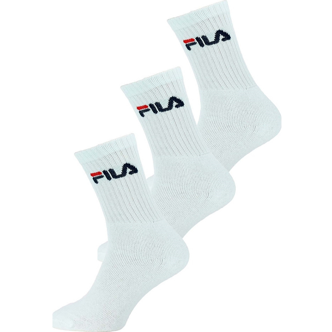 Fila Crew Tennis Nos F.terry 7 Pairs Unisex Socks White F9505-300
