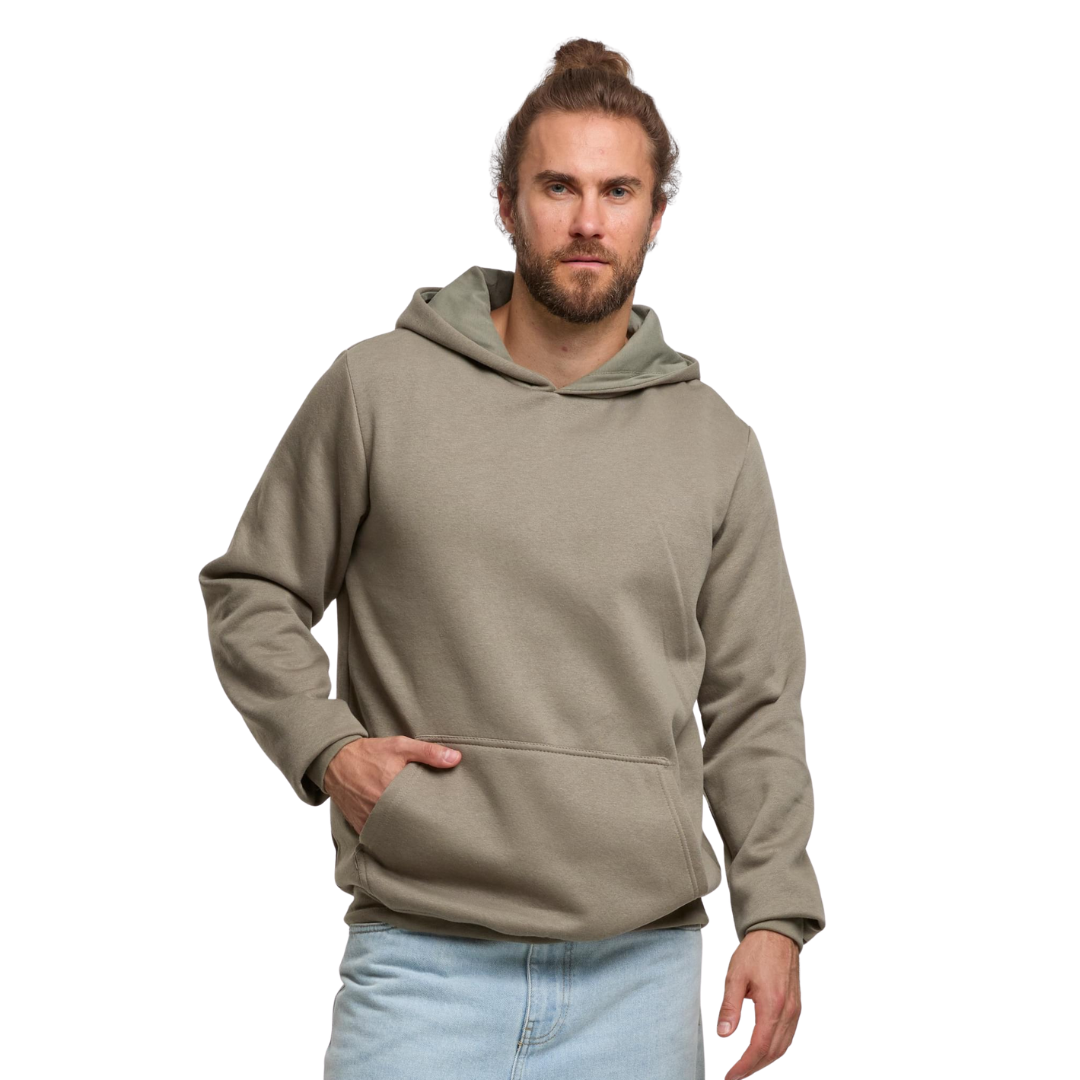 Urban Classics Men Basic Essential Hoodie Khaki Tb7281-18328