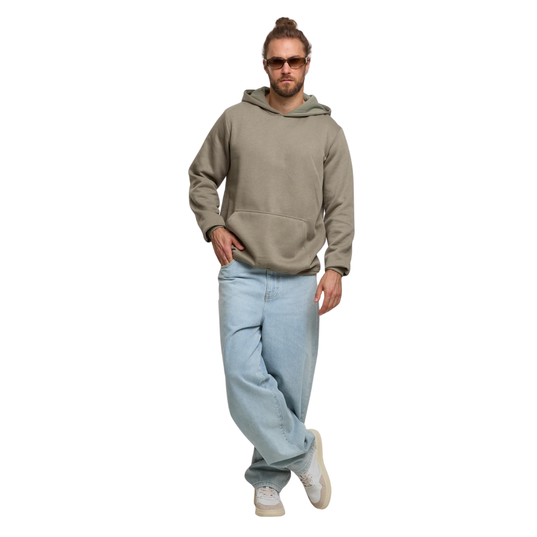 Urban Classics Men Basic Essential Hoodie Khaki Tb7281-18328