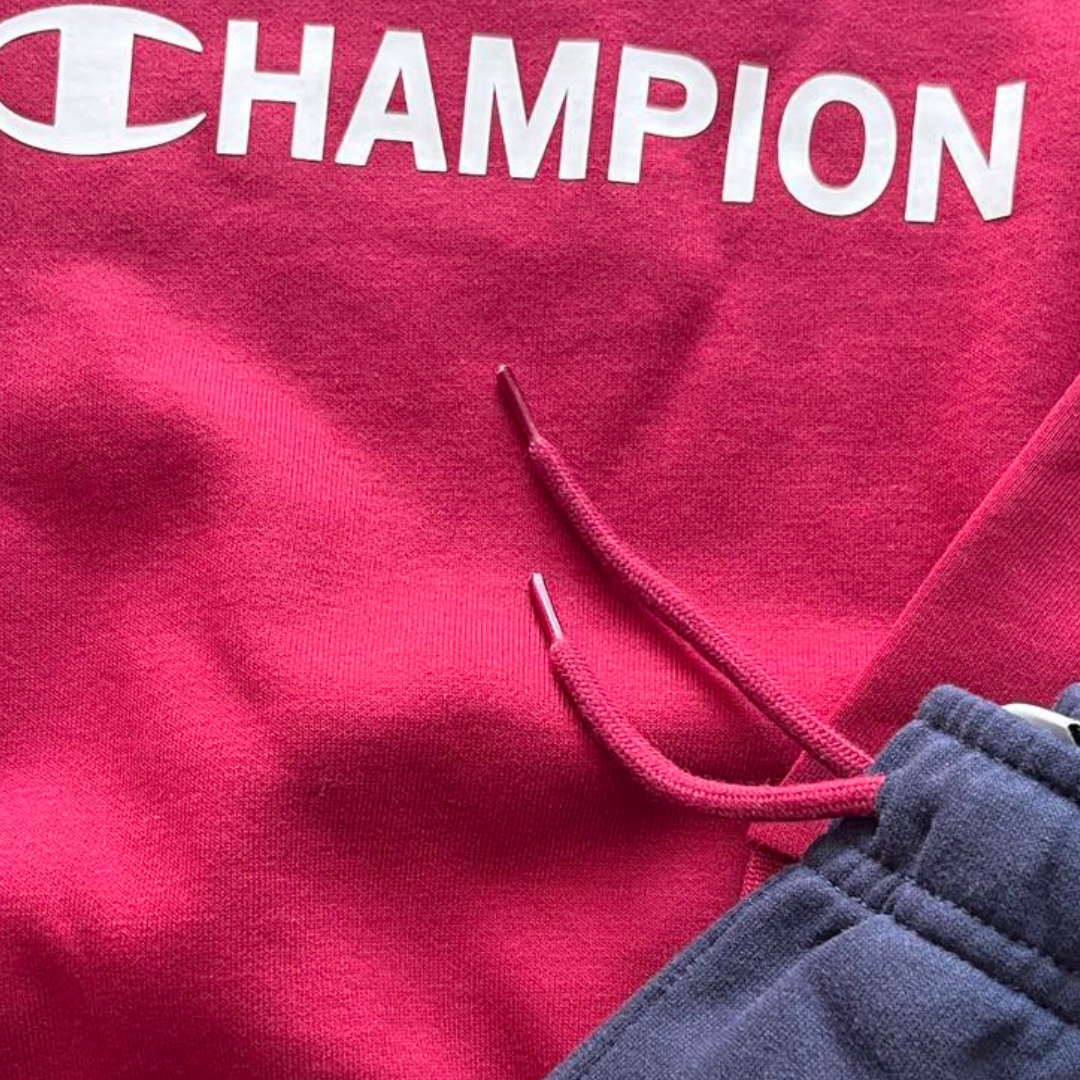 Champion Boys Crewneck Sweatsuit Tracksuit Set Bur 307263-rs525