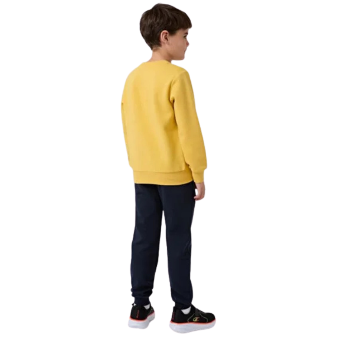 Champion Boys Crewneck Sweatsuit Tracksuit Set White 307263-WW001