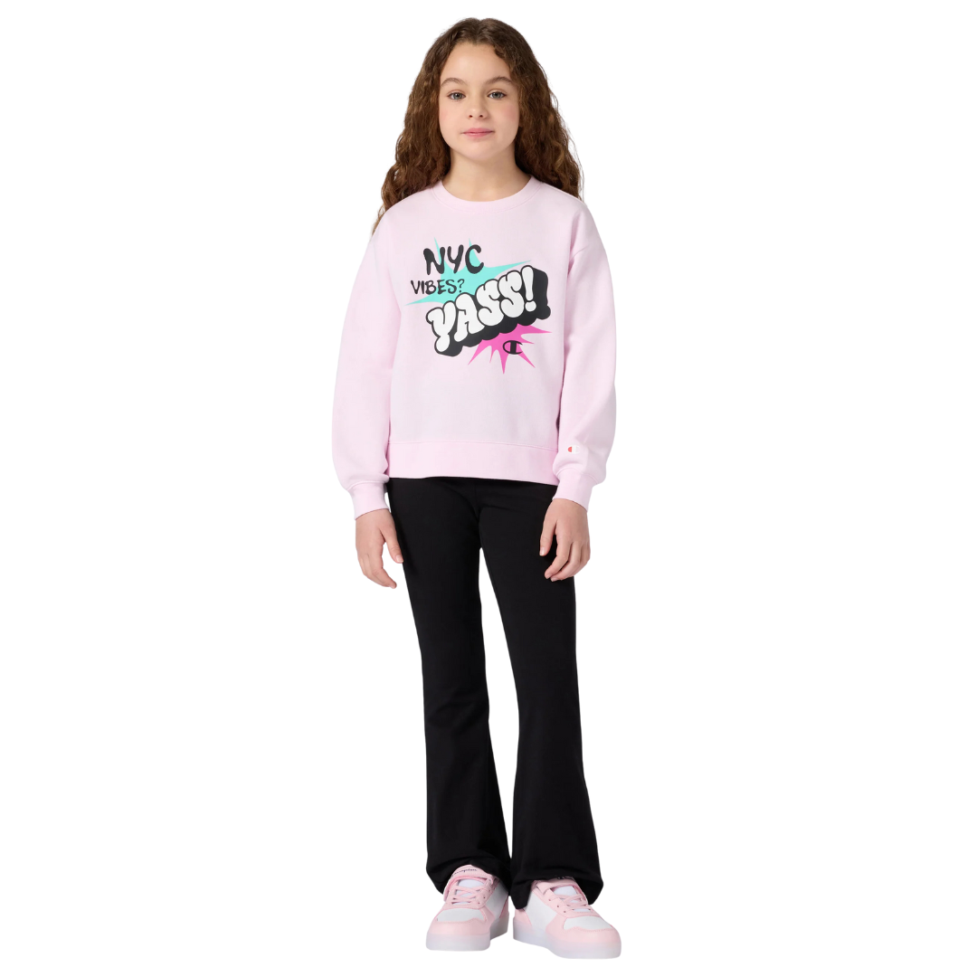 Champion Girls Sweatsuit Tracksuit Set Pink 405237-ps215