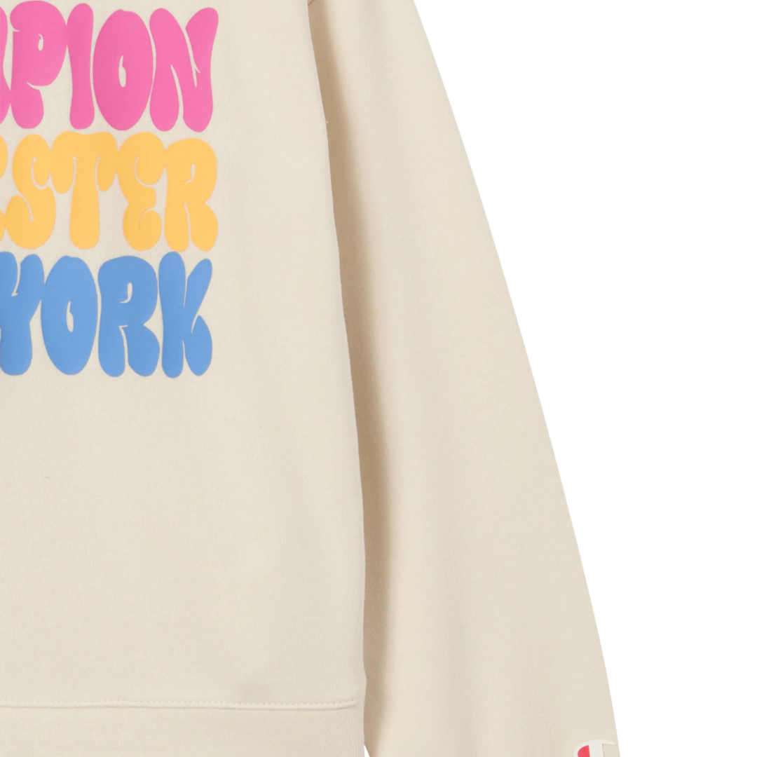 Champion Girls Sweatsuit Tracksuit Set Beige 405237-ww056